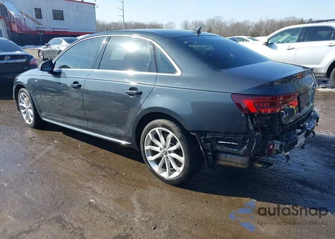 2019 Audi A4 45 Premium из США, поврежденный, VIN WAUENAF46KN018027